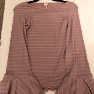 Free People Bell Sleeve Top